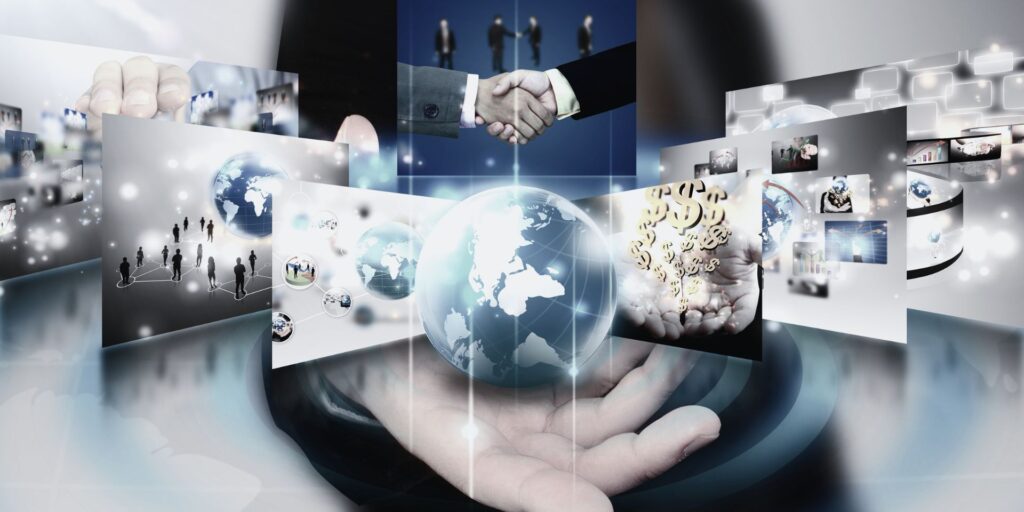 Corporate structure of a business group organised through a holding company in Spain.